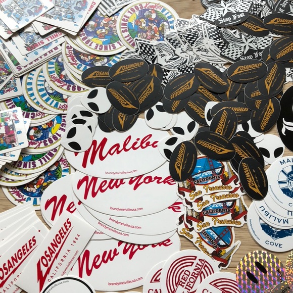 LAST DAY Brandy Melville sticker lot bundle - Picture 5 of 5